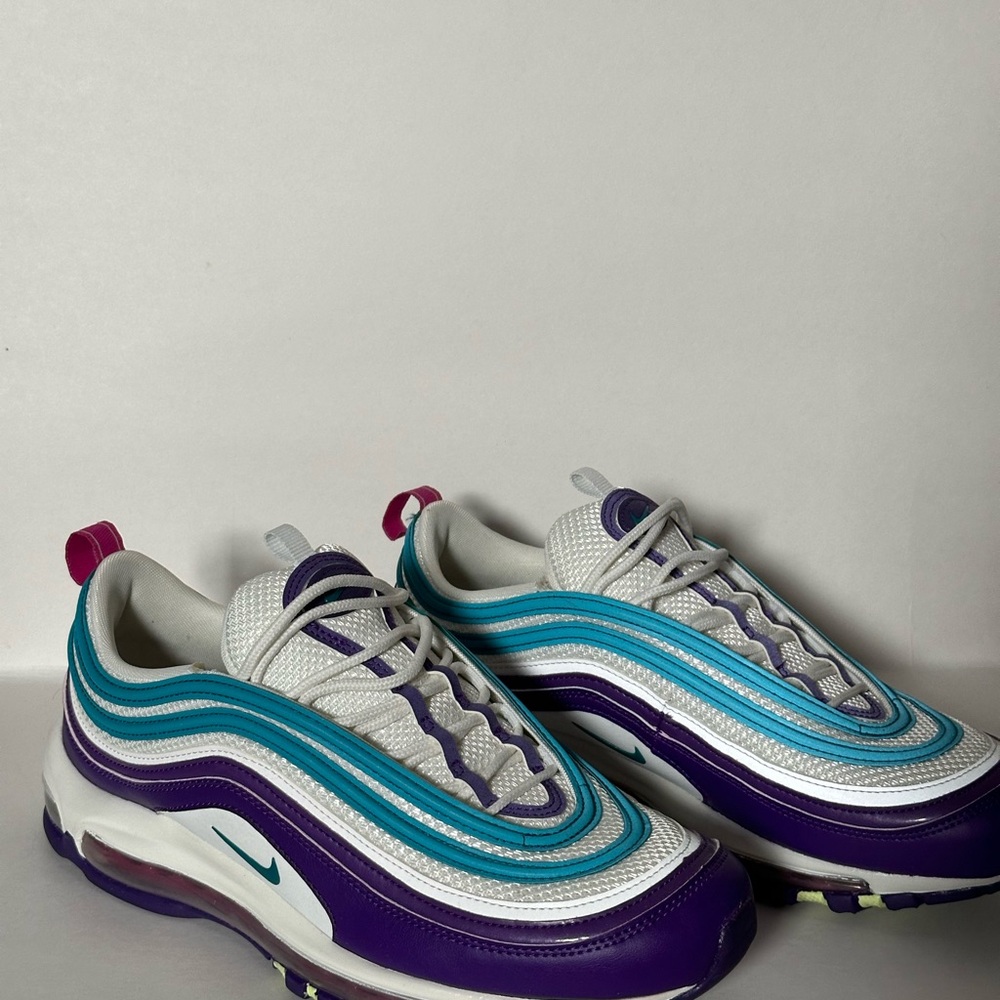 Nike Air Max 97 White Purple Blue Sneakers